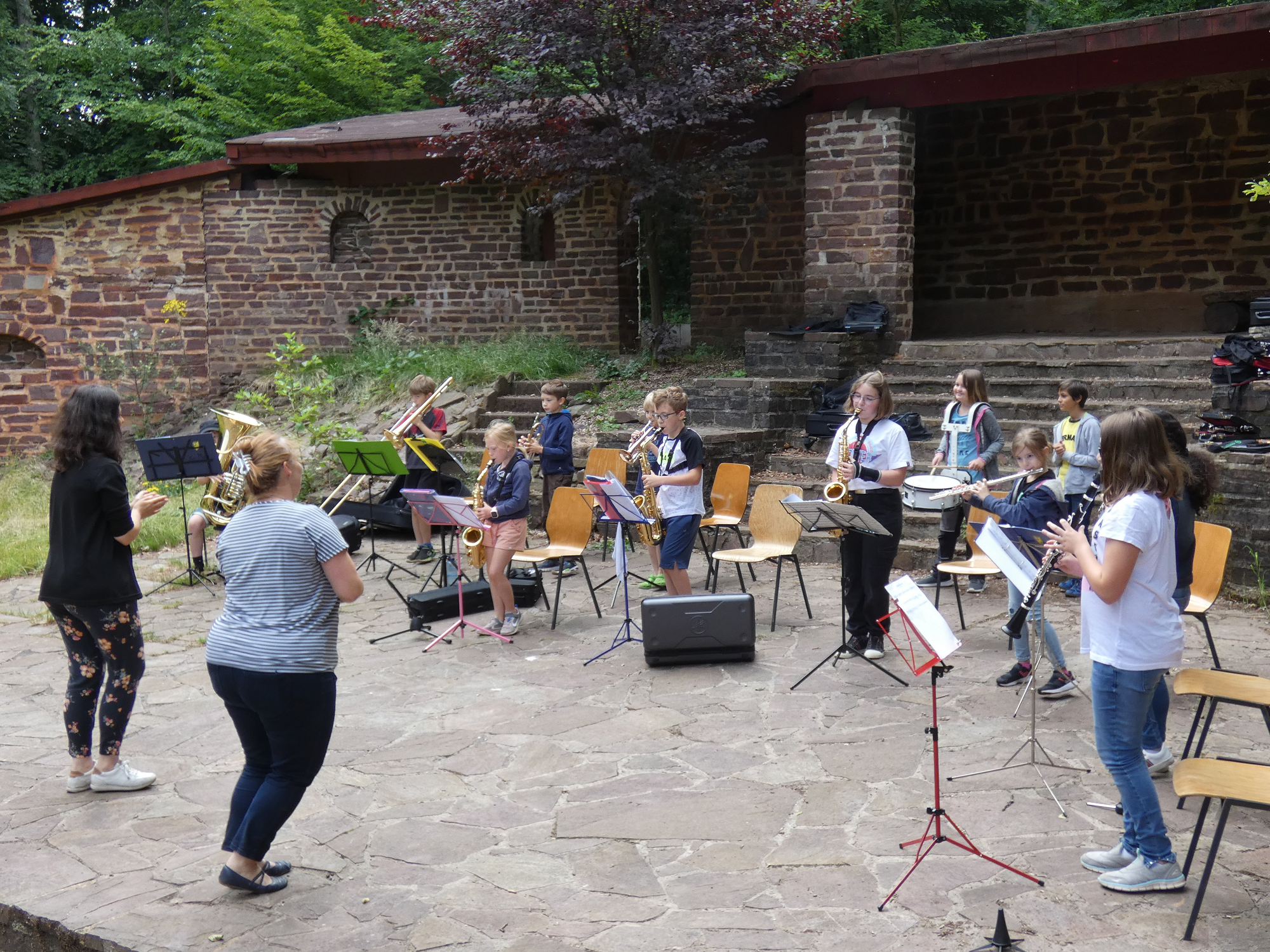 Featured image for “Juniorband Elm-Hülzweiler – letzte Probe vor den Ferien”